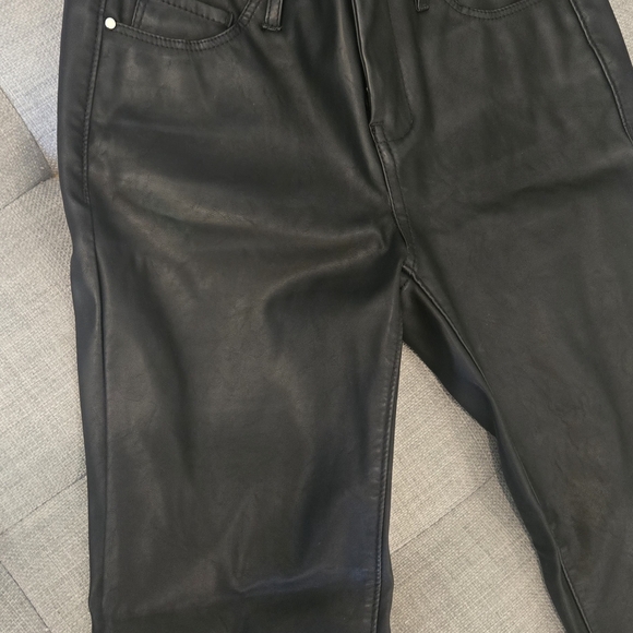 Black Blank NYC The Varick Leather Pants - Picture 1 of 4